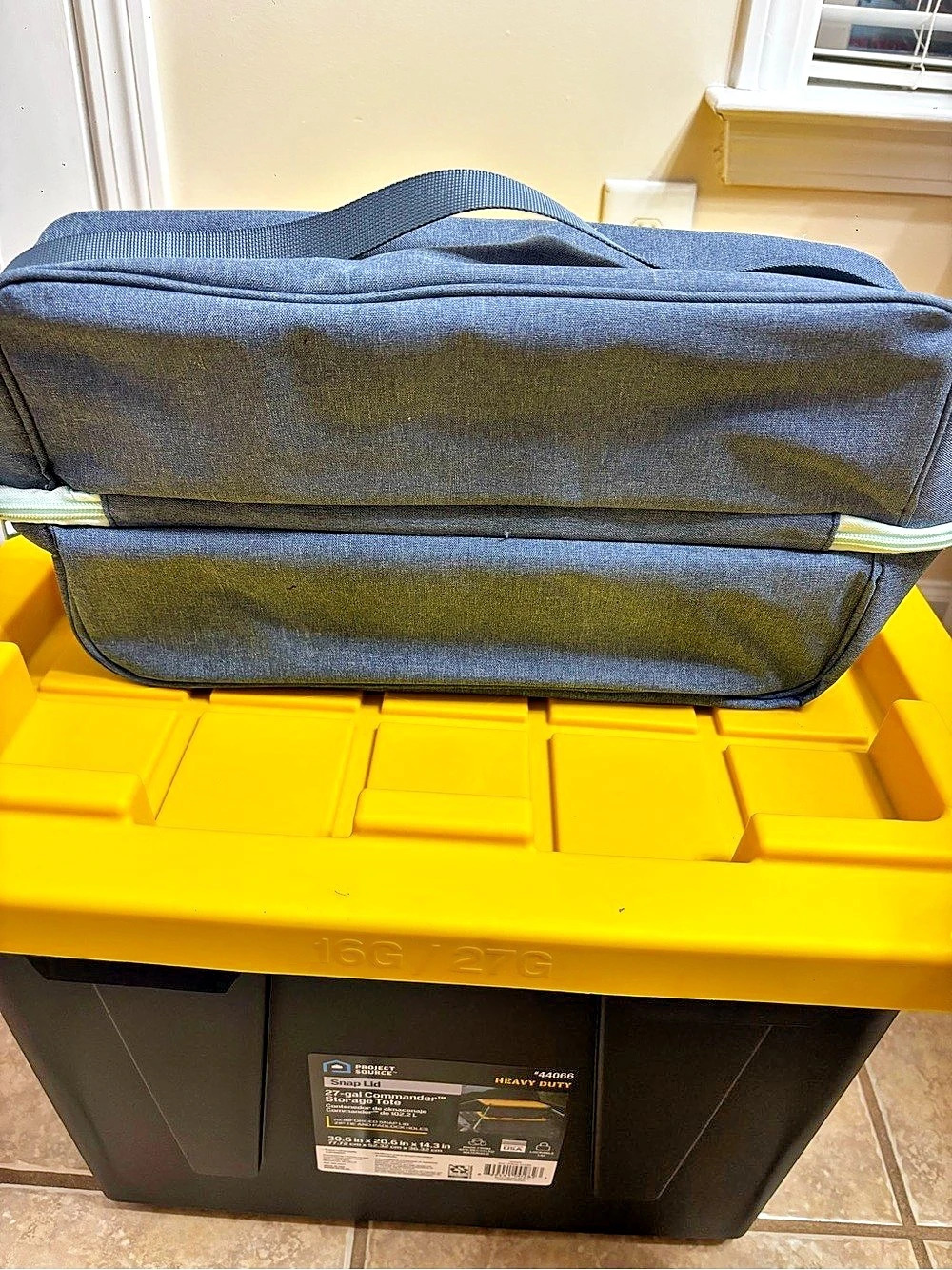 Gray Travel Garment Bag